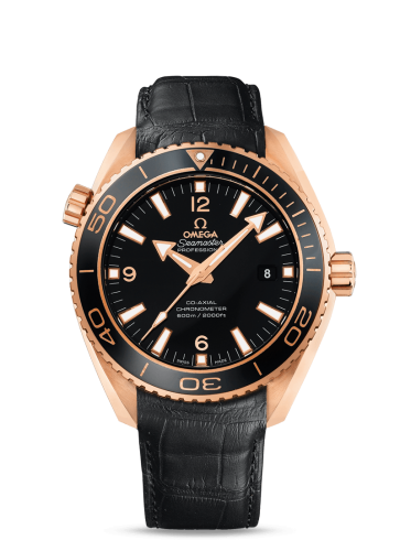 Omega Seamaster Planet Ocean 600M Co-Axial 45.5 Red Gold / Ceragold / Alligator